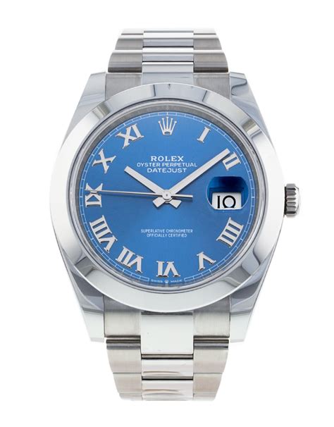 rolex datejust 41 mm numeri romani